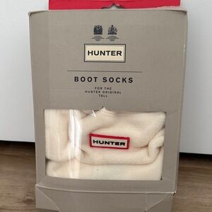 Hunter Cream Boot Socks